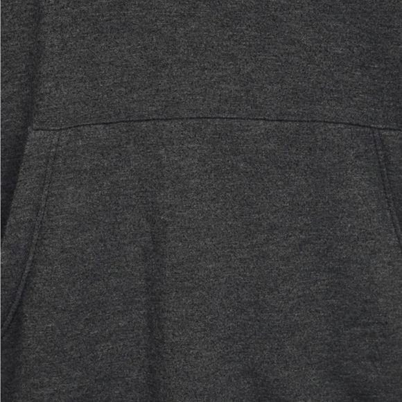 Lulu’s Personal Best Heather Charcoal Grey Pullover Hoodie Oversized Size XS - Picture 5 of 10